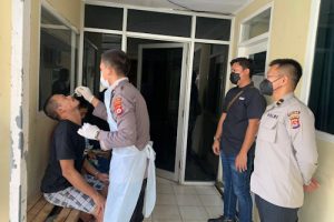 Tahanan Polda Banten Dicek Kesehatan
