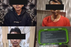 Satresnarkoba Polres Serang Tangkap Tiga Kurir Narkoba