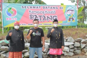 Kampung Kreatif Si Atang Kecamatan Priuk Diresmikan Bertepatan HUT Kota Tangerang Ke 29