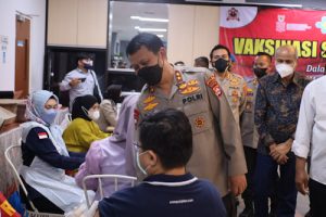 Kapolda Banten : Capaian Vaksinasi Sudah 85,91%