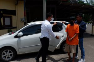 Reskrim Polsek Serang Tangkap Pencuri Mobil Rental