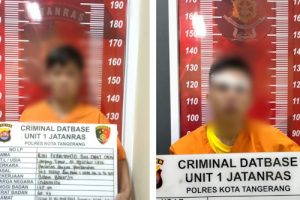 Dua Pelaku Curanmor Diringkus Satreskrim Polresta Tangerang