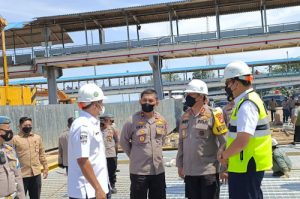 Kapolda Banten Cek Perbaikan Dermaga 1 dan Pos Terpadu di Pelabuhan Merak