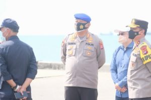 Kapolda Banten Dampingi Wakapolri Tinjau Pelabuhan Merak