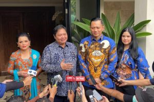 AHY Temui Airlangga Ada Apa