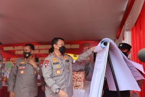 Kapolda Banten ke Rest Area dan Pospam KM 68 B Pantau Arus Balik