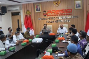 Polrestro Tangerang Kota Rapat dengan Sekolah Cegah Pelajar Aksi dan Kenakalan Remaja