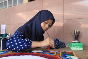 Seni Kaligrafi Banyak Peminat di Ajang MTQ Kota Tangerang ke-21