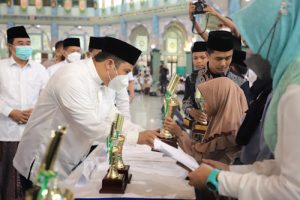 Camat Karang Tengah Juara Lomba Adzan Diajang MTQ