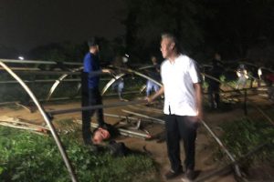 BPBD Kabupaten Tangerang Bangun Tenda Pengungsian Warga Terdampak Rumah Roboh