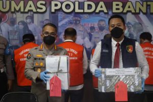 Polda Banten Amankan Empat Tersangka Kasus Korupsi Pengadaan Lahan SPA Sampah
