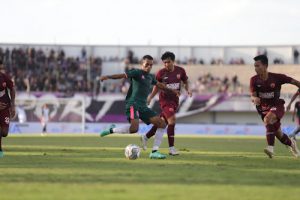 Imbang Laga Uji Coba Persita Tangerang Vs PSM Makassar