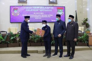 DPRD Kabupaten Tangerang Paripurna LKPJ Bupati Tahun 2021