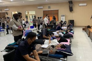 Sambut Hari Jadi Polwan ke-74, Polda Banten Donor Darah