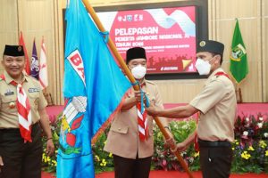 Al Muktabar Lepas Kontingen Pramuka Banten Ke Jambore Nasional