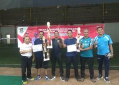 BPBD Dan BPKAD Juara Bersama Bulutangkis POR  Pemkab Tangerang