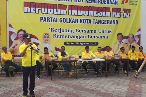DPD Golkar Kota Tangerang, Bangkitkan Jiwa Juang  Kader Lewat Perayaan HUT RI