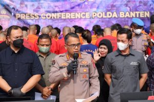 Berantas Judi, Polda Banten Sita Uang Hampir Rp1 Miliar dari 65 Tersangka
