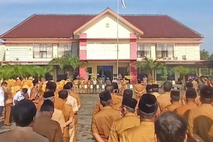 Pemkab Tangerang dan Pemcam Tigaraksa Upacara Bersama