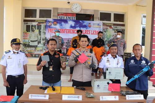 Tiga Pencuri Baterai Panel Surya Diringkus Satreskrim Polres Lebak