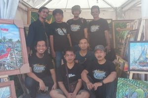 Pelukis Sanggar Kuas Balaraja Ikut Pamerkan Lukisan di PEMSEA