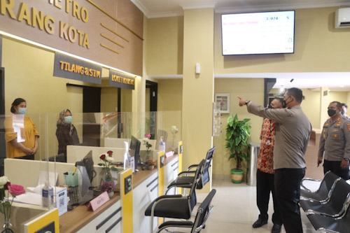 Kapolrestro Tangerang Sidak Ke Satpas, SPKT dan Ruang Pelayanan Reskrim