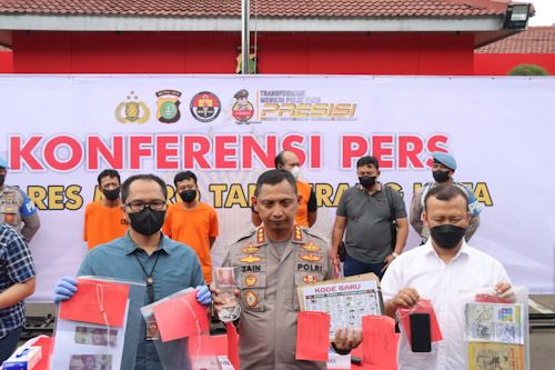Beroperasi Secara Tertutup dan Online, Polres Metro Tangerang Kota Ungkap Perjudian