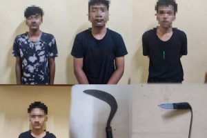 Satreskrim Polres Lebak Amankan Pelaku Pembacokan Pelajar