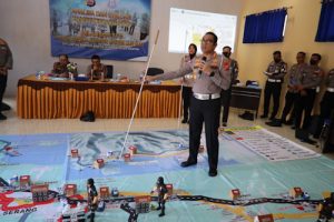 Dilantas Polda Banten Gelar Tactical Floor Game Kesiapan Operasi Nataru