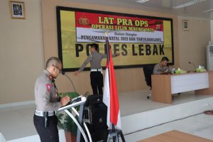 Jelang Nataru, Polres Lebak Latihan Pra Operasi Lilin Maung 2022