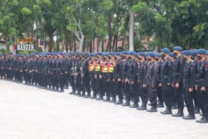 Jelang Nataru Satbrimob Polda Banten Apel Siaga