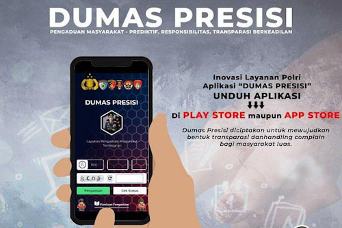 Berikut Cara Menggunakan Aplikasi Dumas Presisi Polda Banten