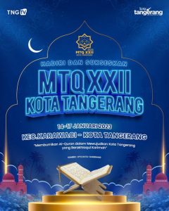 Berikut Daftar Lomba dan Tempat MTQ XII Kota Tangerang