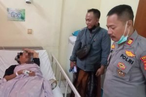 Kapolsek Cibeber Cek Korban Penganiayaan Oleh Segerombolan Pemuda