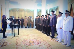 Ratu Tatu Lantik 398 Pejabat Baru