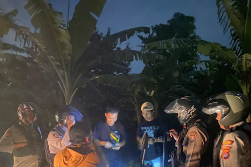 Blue Light Malam Hari Polres Cilegon Cegah Gangguan Kamtibmas
