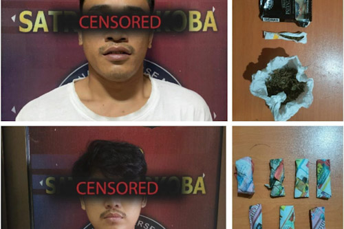 Satresnarkoba Polres Pandeglang Bekuk Dua Pengedar Ganja