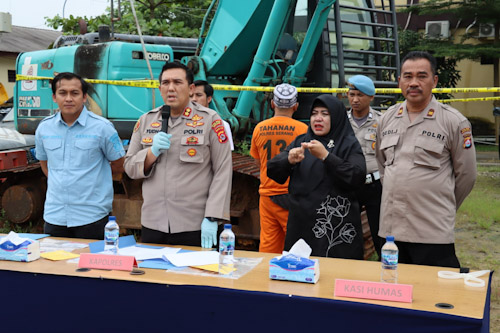 Sempat Buron, Pengusaha Tambang Ilegal Ahkirnya Dibekuk Satreskrim Polres Serang