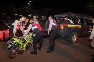 Operasi Cipkon Polresta Tangerang Amankan Belasan Motor dan Pengendara Bawa Tramadol
