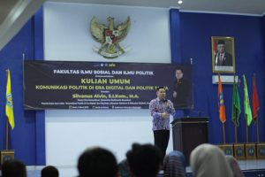Dosen PJJ UMN Bahas Politik Tawa di Kuliah Umum Universitas Majalengka