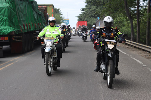 Jelang Arus Mudik, Ditlantas Polda Banten dan Polresta Tangerang Cek Jalur Arteri