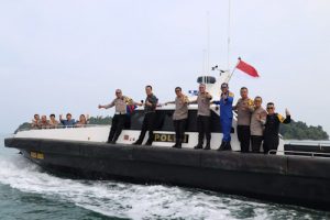 Monitor Arus Balik Kapolda Banten Patroli Laut