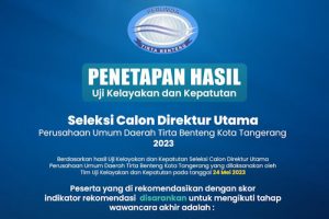 Tiga Calon Dirut Perumda Tirta Benteng Tes Akhir Wawancara