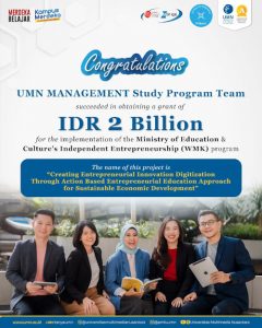 Program WMK: Prodi Manajemen UMN Dapat Dana Hibah Rp2 Miliar