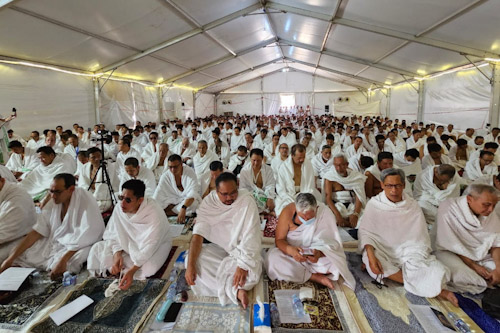 Penimbangan Koper Jemaah Haji Dua Hari Sebelum Pulang