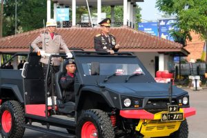 Polda Banten Laksanakan Upacara HUT Bhayangkara Ke-77