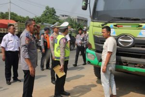 Ditlantas Polda dan Dishub Banten Patroli Teguran Simpatik