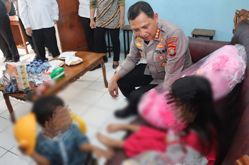 Kapolres Metro Tangerang Kota Pastikan Pendampingan Terhadap Dua Balita Ciledug