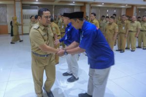 Doddy Effendy Dirut dan Joko Surana Dirtek Perumda Tirta Benteng Baru