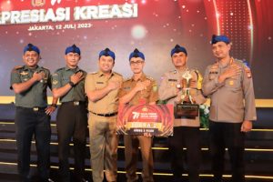 Mantap! Kelurahan Cimone Juara 2 Tiga Pilar Hari Bhayangkara ke- 77 Tingkat Nasional